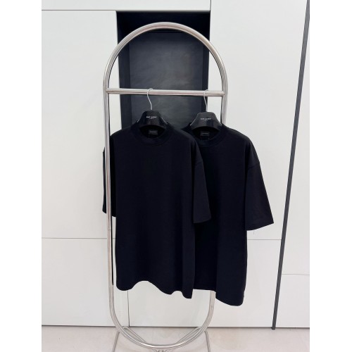 BALENCIAGA Rhinestone Back Short Sleeve - Black