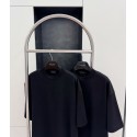 BALENCIAGA Rhinestone Back Short Sleeve - Black