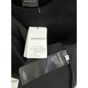 BALENCIAGA Rhinestone Back Short Sleeve - Black