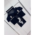BALENCIAGA Ripped Print Short Sleeve - Black