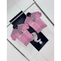 BALENCIAGA Ripped Print Short Sleeve - Pink