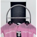 BALENCIAGA Ripped Print Short Sleeve - Pink