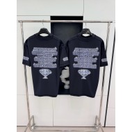 BALENCIAGA See Now Buy Now Washed Print Short Sleeve - Black
