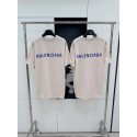 BALENCIAGA Short Sleeve with Back Print - Khaki