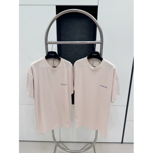 BALENCIAGA Short Sleeve with Back Print - Khaki