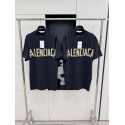 BALENCIAGA Tape Reversible Short Sleeves