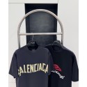 BALENCIAGA Tape Reversible Short Sleeves