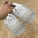 BALENCIAGA Triple S Clear Sole Sneaker - White