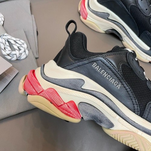 BALENCIAGA Triple S Sneaker - Black & White