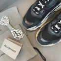 BALENCIAGA Triple S Sneaker - Black & White