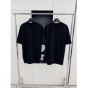 BALENCIAGA Wheat Ear Scissors Shield Short Sleeve - Black