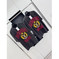 BALENCIAGA Wheat Ear Scissors Shield Short Sleeve - Dark Gray