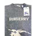 BURBERRY 2025SS Early Spring New Warhorse Wool Sweater - Gray BURBERRY 2025SS Early Spring New Warhorse Wool Sweater - Gray