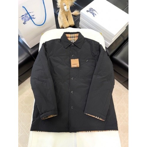 BURBERRY Classic Check Double-sided Cotton Jacket BURBERRY Classic Check Double-sided Cotton Jacket