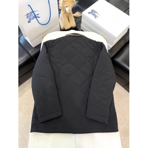 BURBERRY Classic Check Double-sided Cotton Jacket BURBERRY Classic Check Double-sided Cotton Jacket