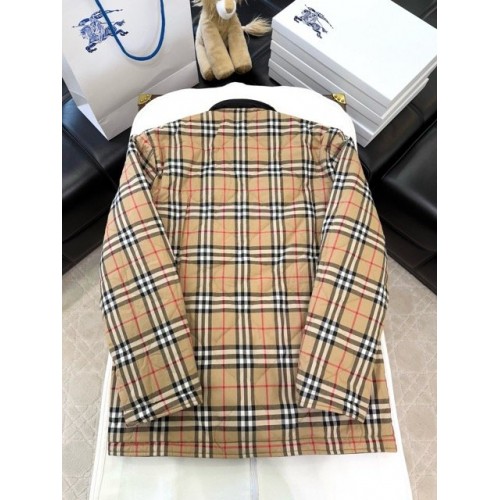 BURBERRY Classic Check Double-sided Cotton Jacket BURBERRY Classic Check Double-sided Cotton Jacket