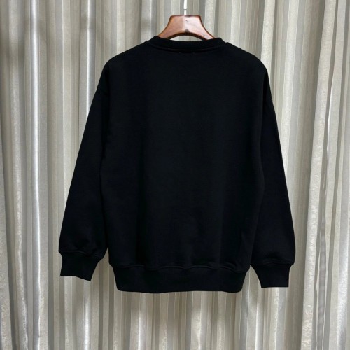 BURBERRY Logo Cotton Sweatshirt - Black