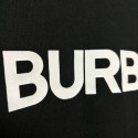 BURBERRY Logo Cotton Sweatshirt - Black