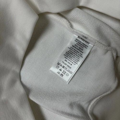 BURBERRY Logo Cotton Sweatshirt - White