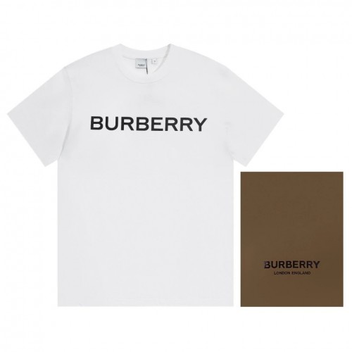 BURBERRY Logo Cotton T-Shirt - White