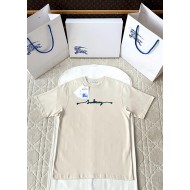 BURBERRY T-Shirt - Ecru