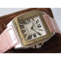 CARTIER Santos 100 Small - 33MM Pink