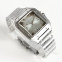 CARTIER Santos De Cartier Large - 39.8MM Grey Stainless Steel