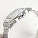 CARTIER Santos De Cartier Large - 39.8MM Grey Stainless Steel