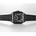 CARTIER Santos De Cartier Medium - 39.8MM Matte Black