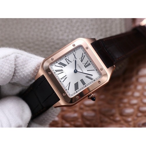 CARTIER Santos Dumont Extra Large - 33.9MM Rose Gold