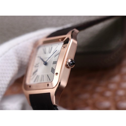 CARTIER Santos Dumont Extra Large - 33.9MM Rose Gold