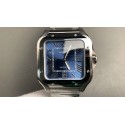 CARTIER Santos Gradient Medium -  39.8MM Blue Stainless Steel