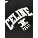 CELINE 2025SS Arc De Triomphe Print Short Sleeves - Black
