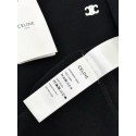 CELINE 2025SS Arc de Triomphe Colorblock Embroidered Cardigan - Black CELINE 2025SS Arc de Triomphe Colorblock Embroidered Cardigan - Black