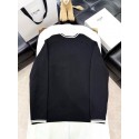 CELINE 2025SS Arc de Triomphe Colorblock Embroidered Cardigan with Buttons - Black