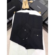 CELINE 25C Early Spring New Webbing Drawstring Pants - Black