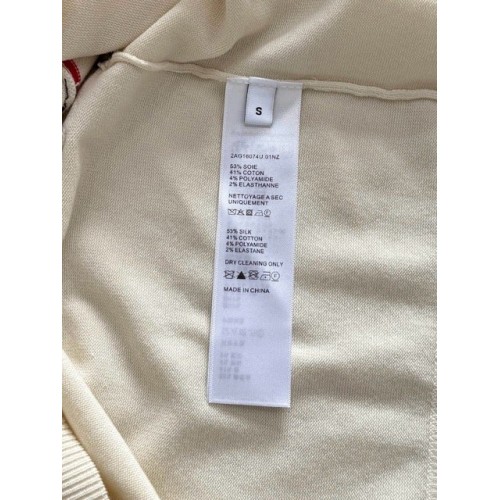 CELINE 25SS Arc de Triomphe Embroidered Striped Polo Long Sleeve CELINE 25SS Arc de Triomphe Embroidered Striped Polo Long Sleeve