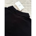 CELINE 25SS Embroidered Polo Short Sleeve - Black CELINE 25SS Embroidered Polo Short Sleeve - Black