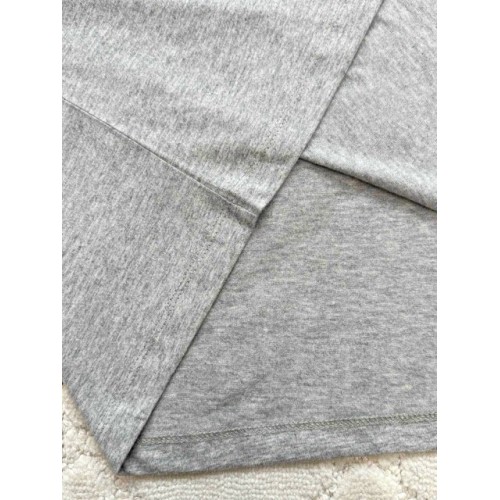 CELINE 25SS Flocked Printed Short Sleeve - GREY CELINE 25SS Flocked Printed Short Sleeve - GREY