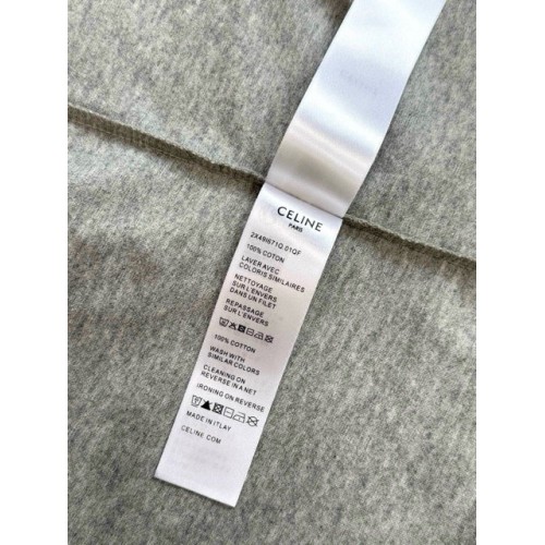 CELINE 25SS Flocked Printed Short Sleeve - GREY CELINE 25SS Flocked Printed Short Sleeve - GREY