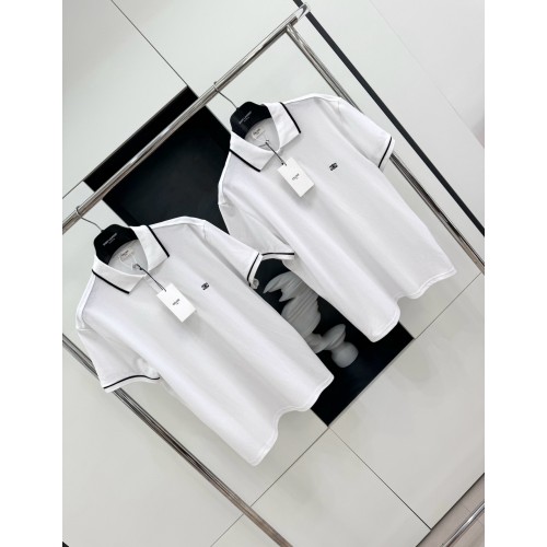 CELINE Arc de Triomphe Embroidered Polo - White