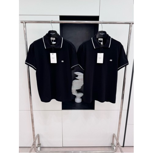 CELINE Arc de Triomphe Embroidered Polo
