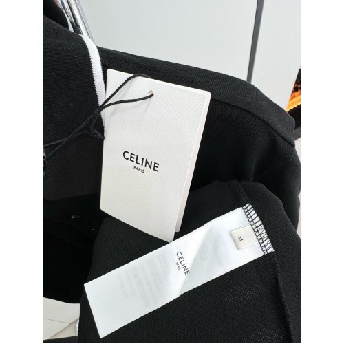 CELINE Arc de Triomphe Embroidered Polo