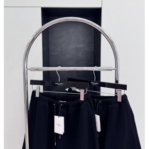 CELINE Embroidered Shorts - Black