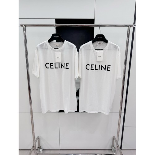 CELINE Loose T-Shirt - White