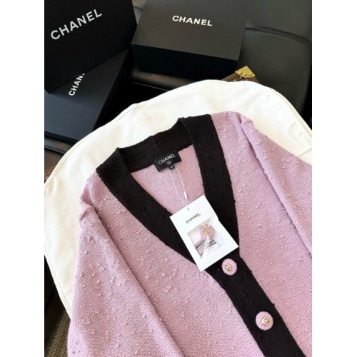 CHANEL 2024FW Belted Cardigan - Pink CHANEL 2024FW Belted Cardigan - Pink
