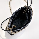 CHANEL 22 Mini Handbag - Calfskin Gold Black