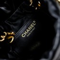 CHANEL 22 Mini Handbag - Calfskin Gold Black