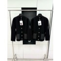 CHANEL 24B New Leather Pocket Cashmere Coat CHANEL 24B New Leather Pocket Cashmere Coat
