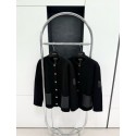 CHANEL 24B New Leather Pocket Cashmere Coat CHANEL 24B New Leather Pocket Cashmere Coat